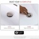 preview thumbnail 41 of 41, STYLISH Pop-Up Bathroom Sink Drain with Overflow (Set of Two)