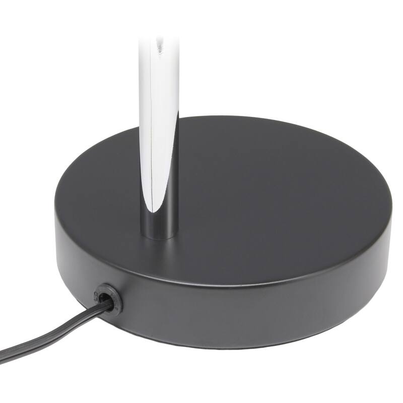 Gooseneck Desk Lamp with Adjustment Shade - 15.25" - Black