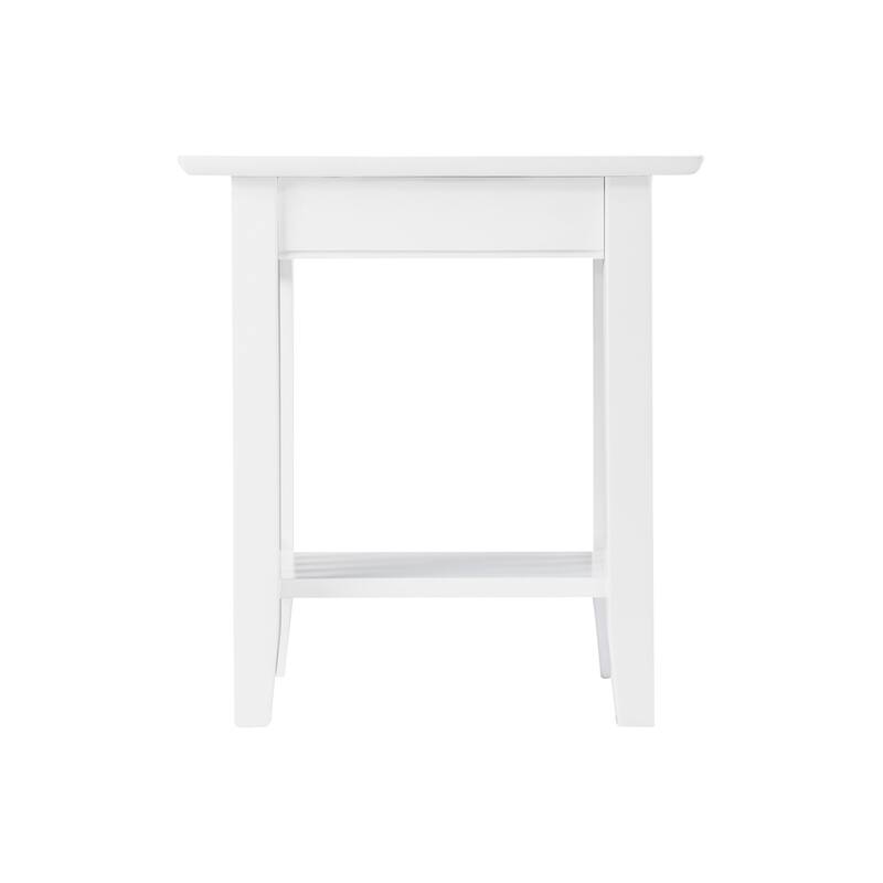 AFI Mission End Table Set of 2 with Built-in Charger