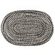 preview thumbnail 12 of 21, Sasha Tweed Reversible Doormats 18" x 30" - Black Ice