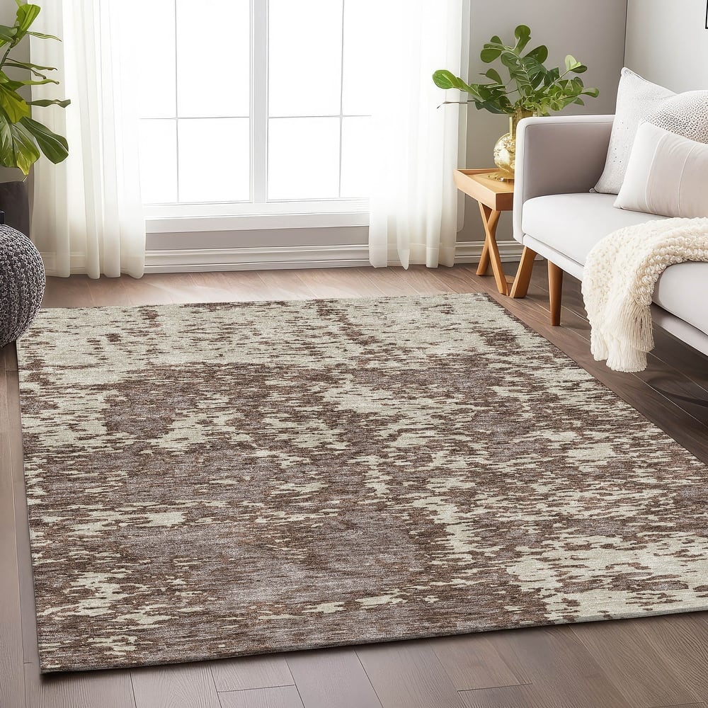 Premium Washable Super Soft Abstract Pixels Mayfield Rug