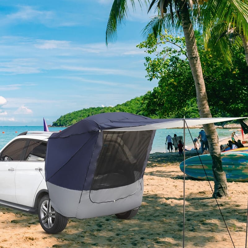 4-Person SUV Camping Tent Car Tent Travel Shelter