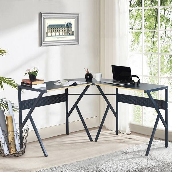 L-Shaped Desk Corner Computer Desk - Bed Bath & Beyond - 40335551