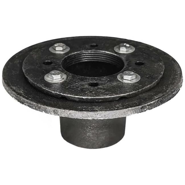 Infinity Drain CDIB 22 Clamp Down Cast Iron Drain with 2" Throat and