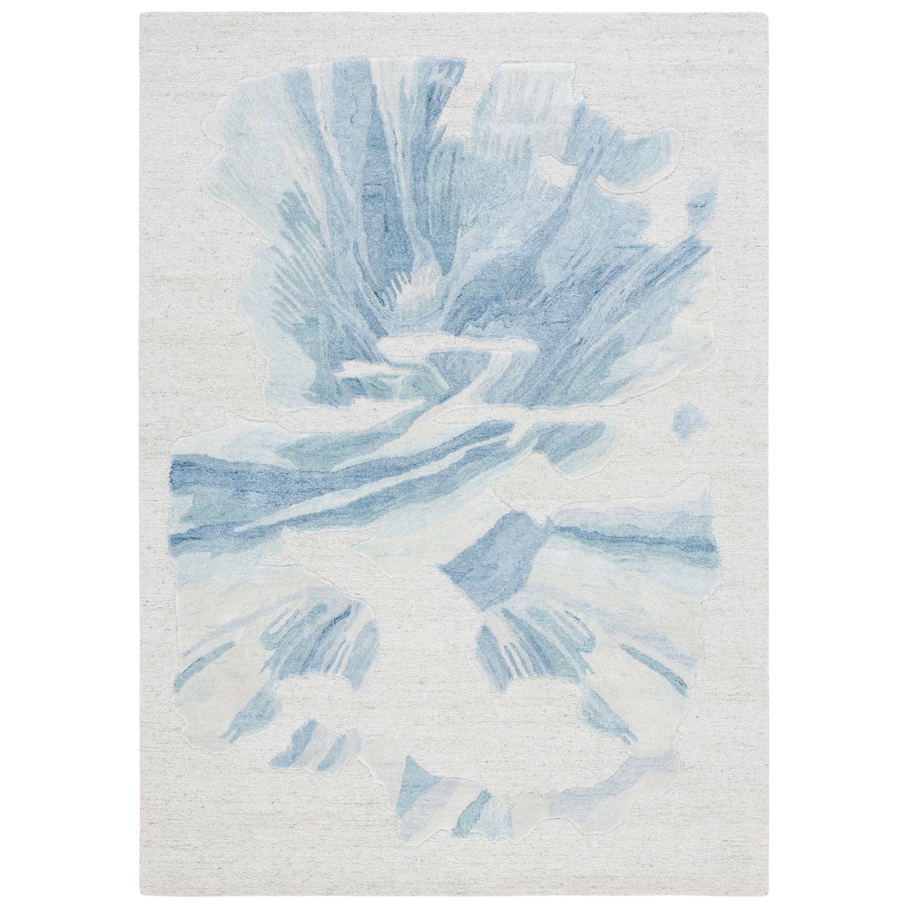 SAFAVIEH Handmade Fifth Avenue Maie Mid-Century Modern Wool Rug