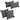 Delaney Twill 4-Piece Lumbar/Throw Pillow Set