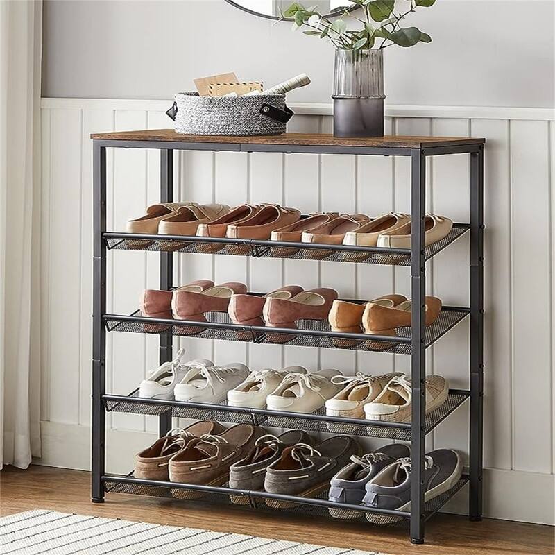 Shoe Rack - 11.8"D x 29.5"W x 36.6"H