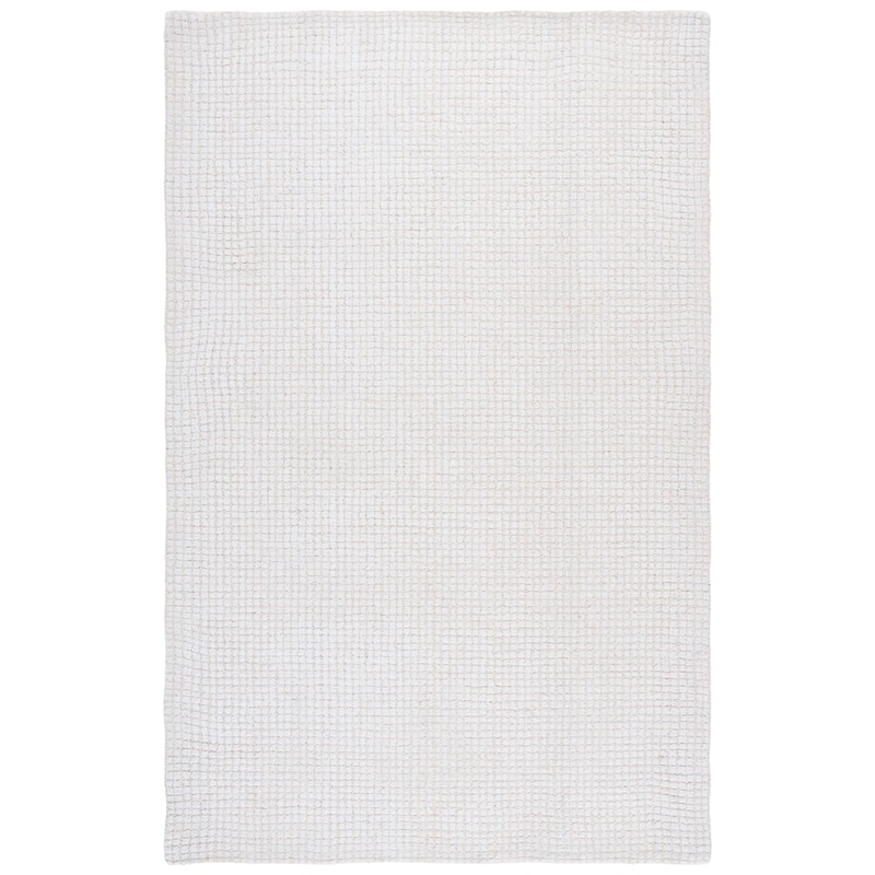 SAFAVIEH Handmade Abstract Isafold Wool Rug - 6' Square - Ivory