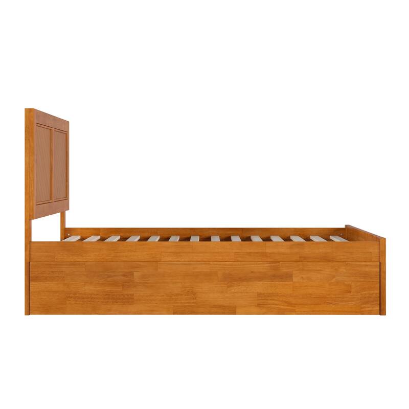 Canyon Full Platform Bed with Matching Footboard & Full Trundle