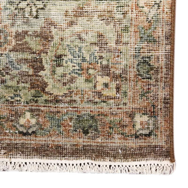 Milano Brenda Traditional Bordered Hand-Knotted Area Rug