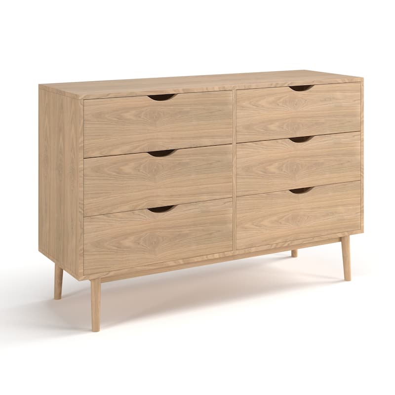 Analise 6-Drawer Dresser - Tan