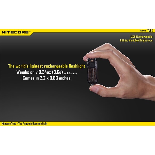 Nitecore Tube RL Keychain Light Bulb 13/ Lumens Black with Red Light