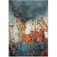 preview thumbnail 21 of 41, SAFAVIEH Glacier Stephaine Modern Abstract Rug 10'6" x 14' - Blue/Multi