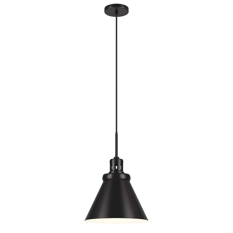 Zeno 12" Wide Pendant with Metal Shade