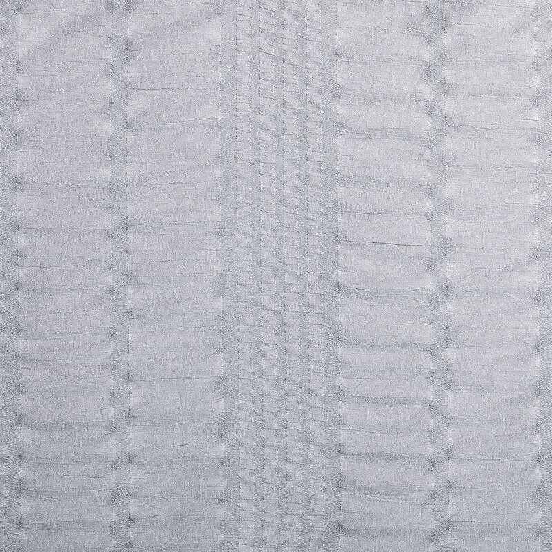 CEDAR COURT Morgan Textured Seersucker Stripe Soft Polyester Seersucker Comforter Set