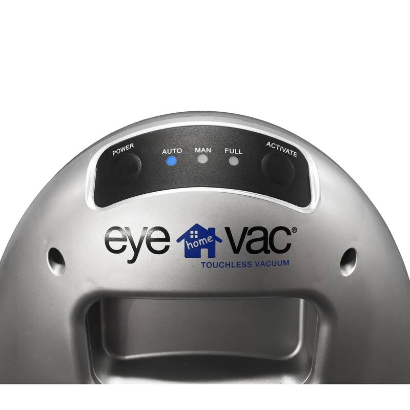 EyeVac Home Touchless Vacuum, Silver - 1 gallon