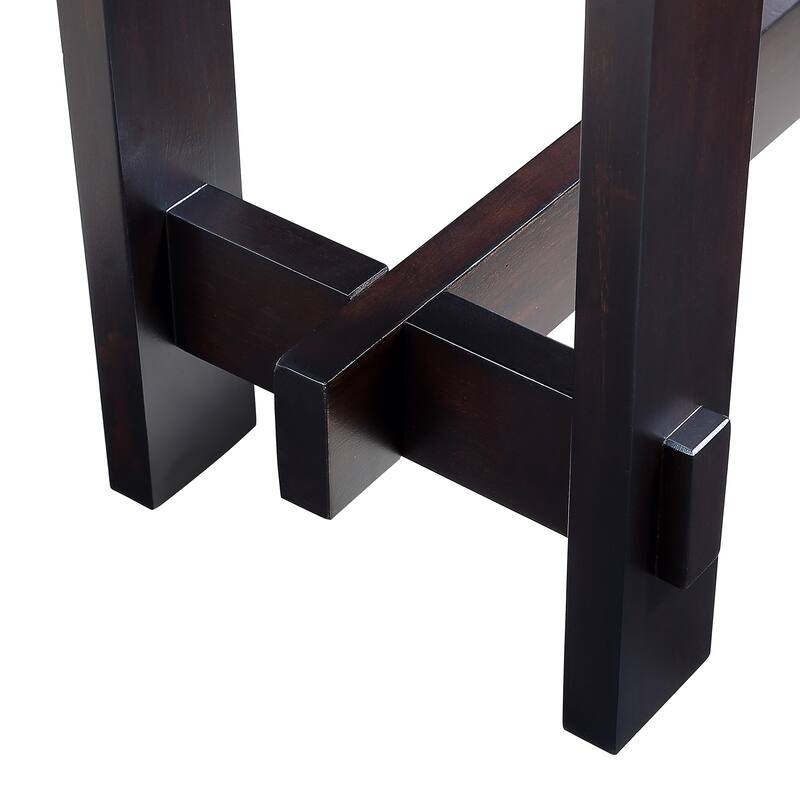 Console Table with Fluted Drawers, Entryway Table with Storage, Hallway Entryway Table Sofa Table with Wood Legs
