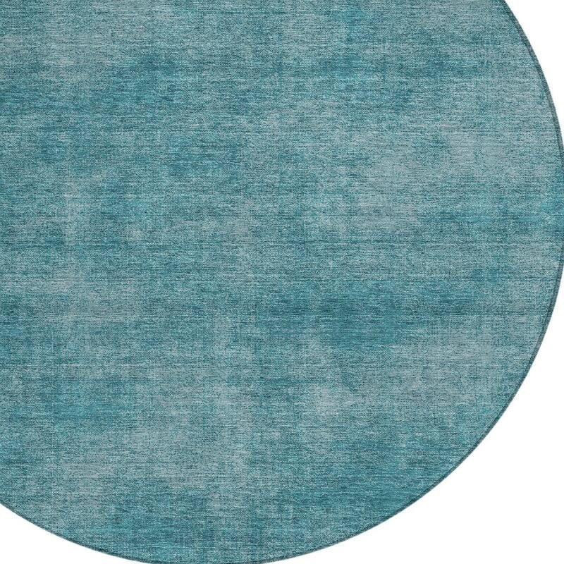 HomeRoots Solid Color Transitional Rectangle Outdoor Rug