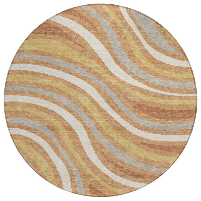 Machine Washable Indoor/ Outdoor Traditional Mimi Chantille Rug