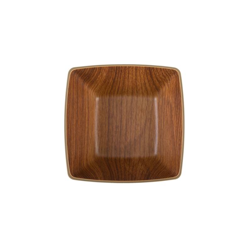 Luxe Party Mahogany Collection Square Serving Bowl