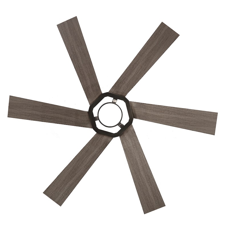 MLiAN 60 inch 6 Blades Indoor Smart Ceiling Fan with Light and Remote - 60inch