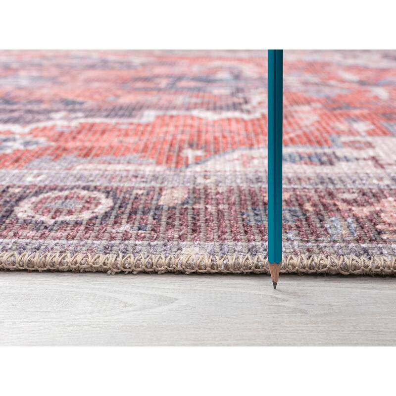 VER02 Vera Collection Multi Power Loomed Indoor Area Rug