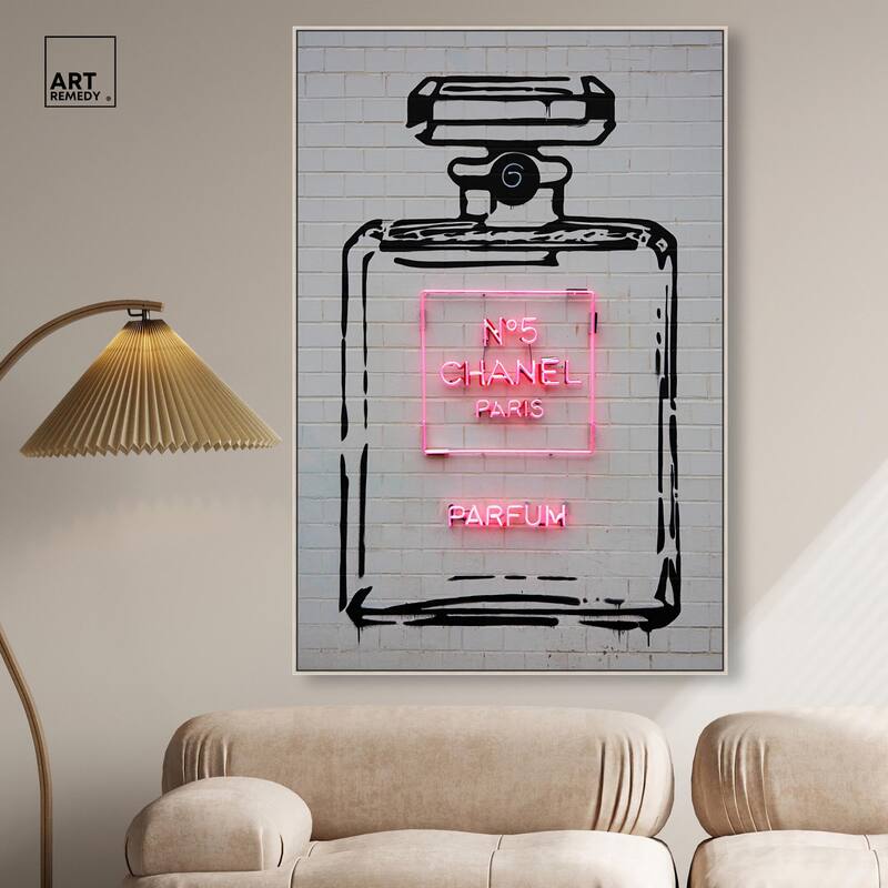 Parisian Perfume Canvas by Art Remedy
