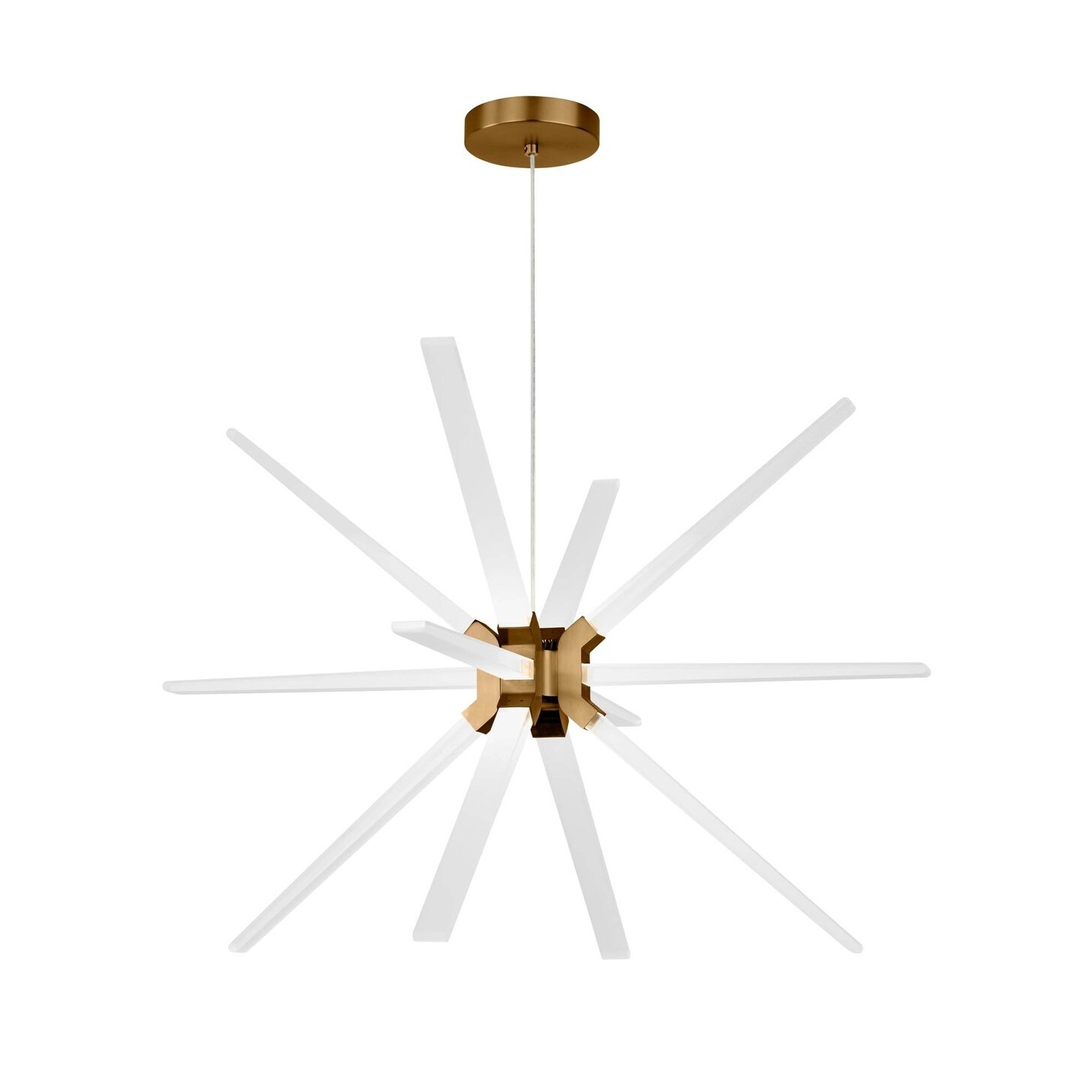 Tech Lighting 700PHT34-LED930  Photon 34" Wide 3000K LED Chandelier - (Satin Nickel) - Chandeliers For Bedrooms by Overstock.com