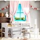 preview thumbnail 12 of 20, Bunk Bed with Shelves and Drawers, Storage Space Loft Bed White