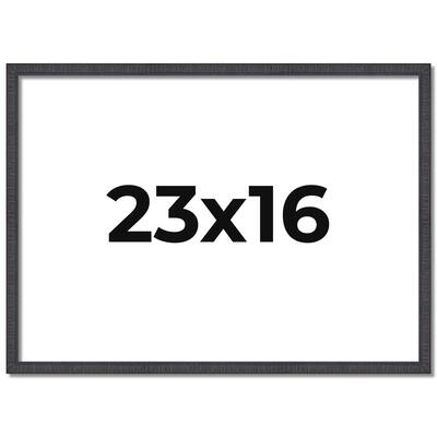 23x16 Frame Brown Solid Wood Picture Frame - Complete Modern Photo