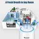 preview thumbnail 12 of 10, Costway Air Purifier Mini Ionic HEPA W/2pcs 3-in-1 Composite HEPA