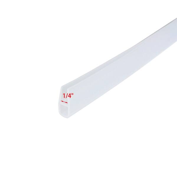 Shop 36 Inch U Shaped Frameless Window Shower Door Seal Clear For