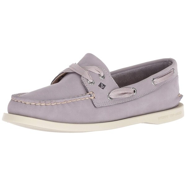 sperry satin lace boat shoe
