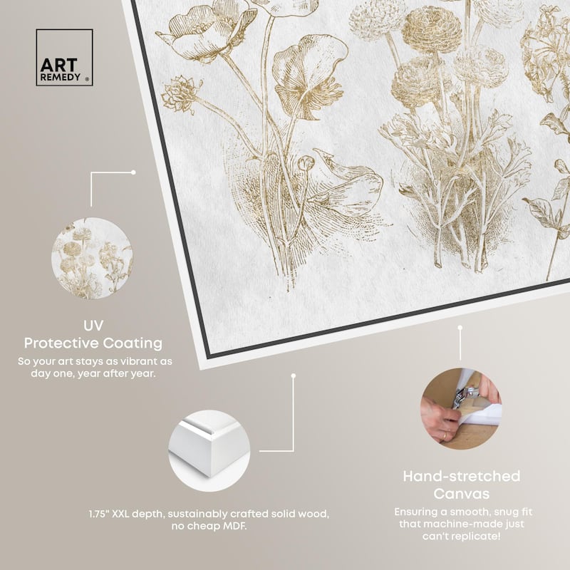 Floral Selection Canvas by Art Remedy