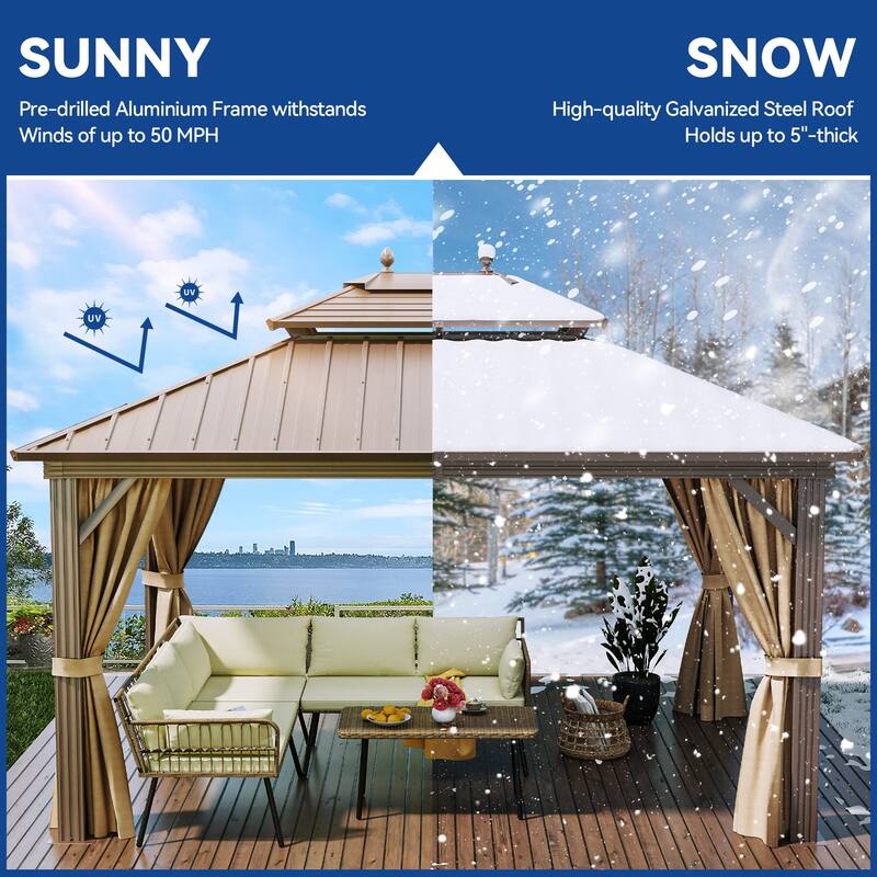 Outdoor Metal Canopy Gazebo