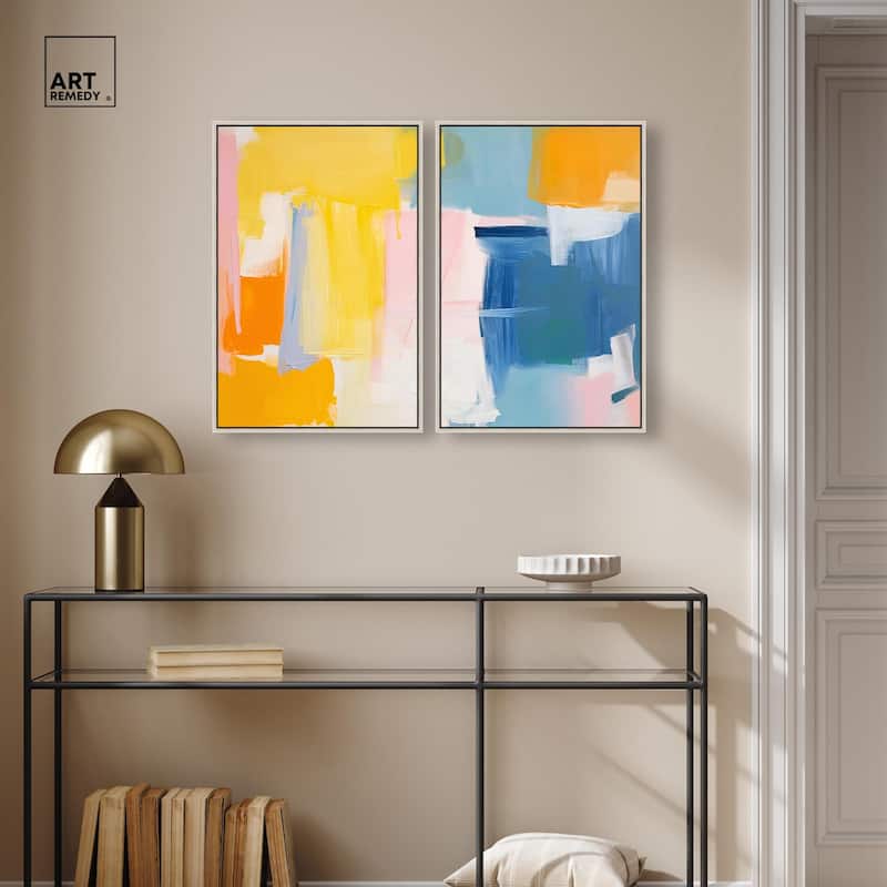 Skyward Radiance I Canvas Set of 2 by Art Remedy