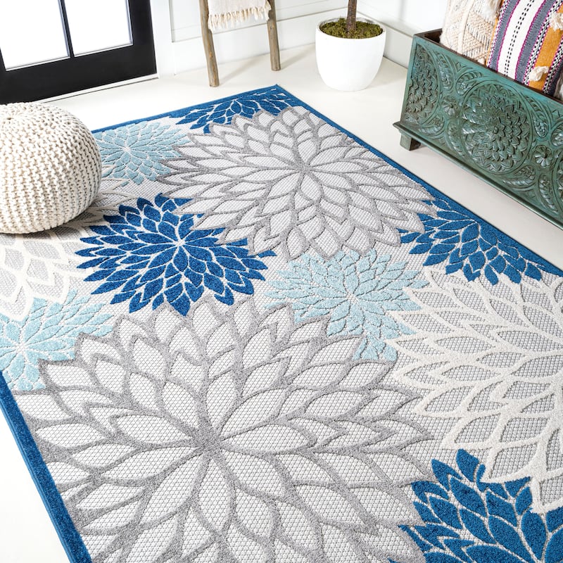 JONATHAN Y Atrani Floral Indoor/Outdoor Area Rug