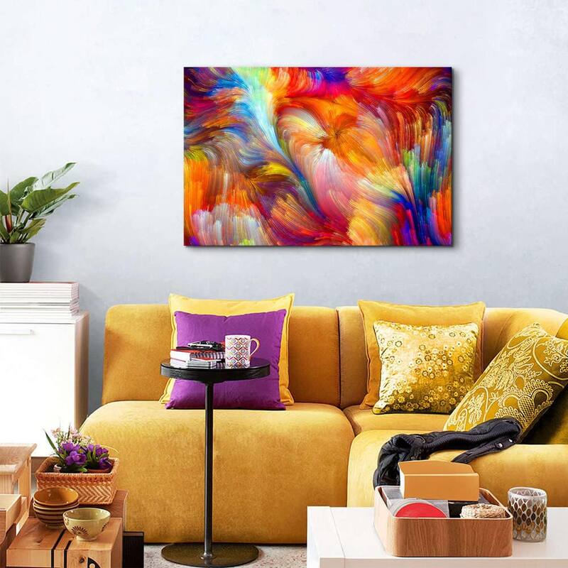 Abstract Colorful Canvas Wall Art