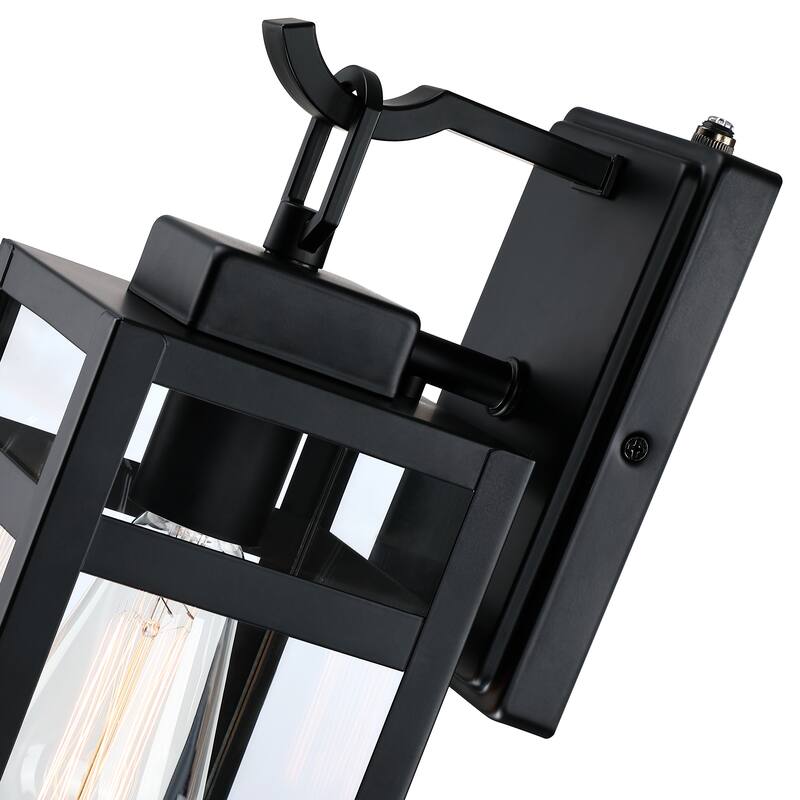 1-Light Outdoor Wall Light With Sensor - 5"x6.57"x14.06"
