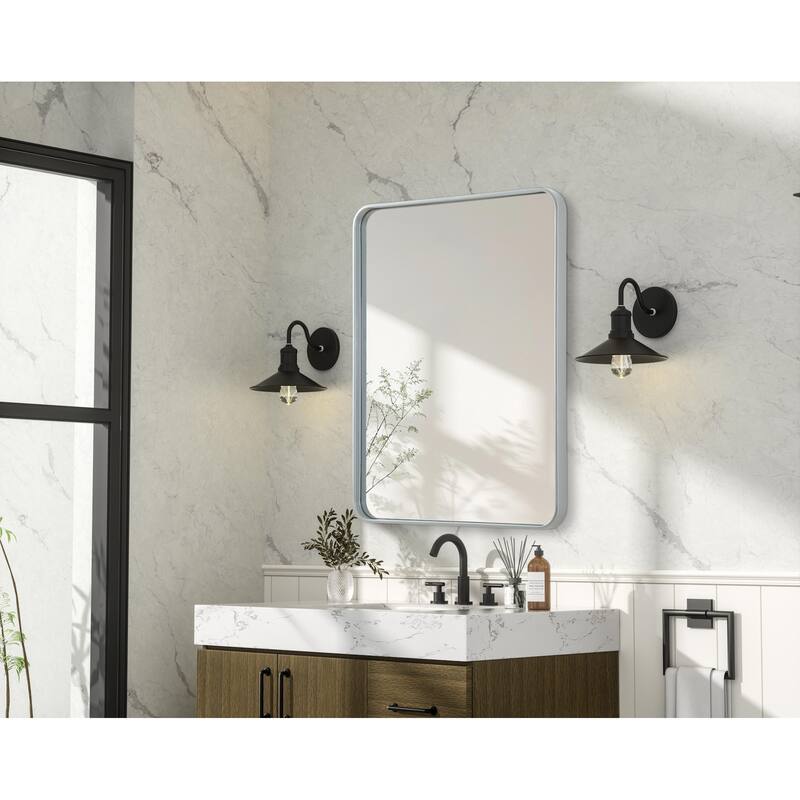 Elegant Lighting MR8A2736 Remy 27"W x 36"H Rectangular Flat Medium
