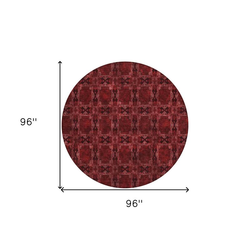 Almomi Garden-Inspired Weather Resistant Versatile Elegance Outdoor Rug
