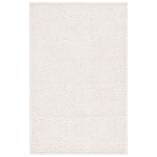 SAFAVIEH Handmade Trace Zoje Modern Wool Rug - Ivory - 5' x 8'