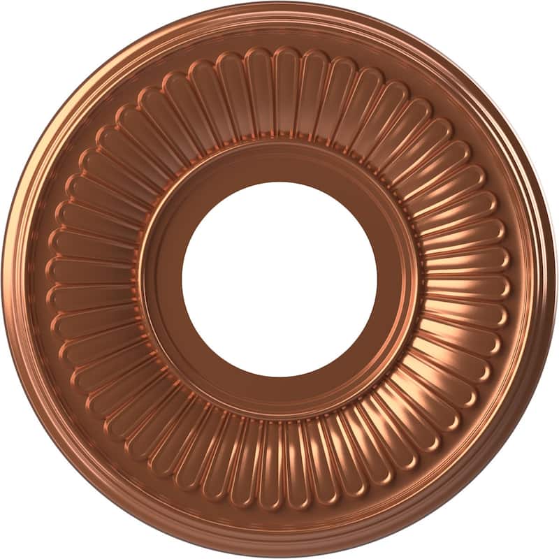 3 1/2" Inside Diameter - Berkshire Thermoformed PVC Ceiling Medallion