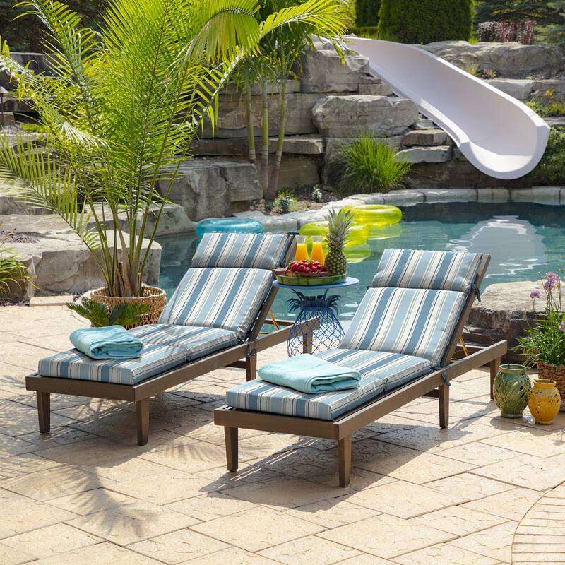 ARDEN Outdoor Chaise Cushion, 22 x 77