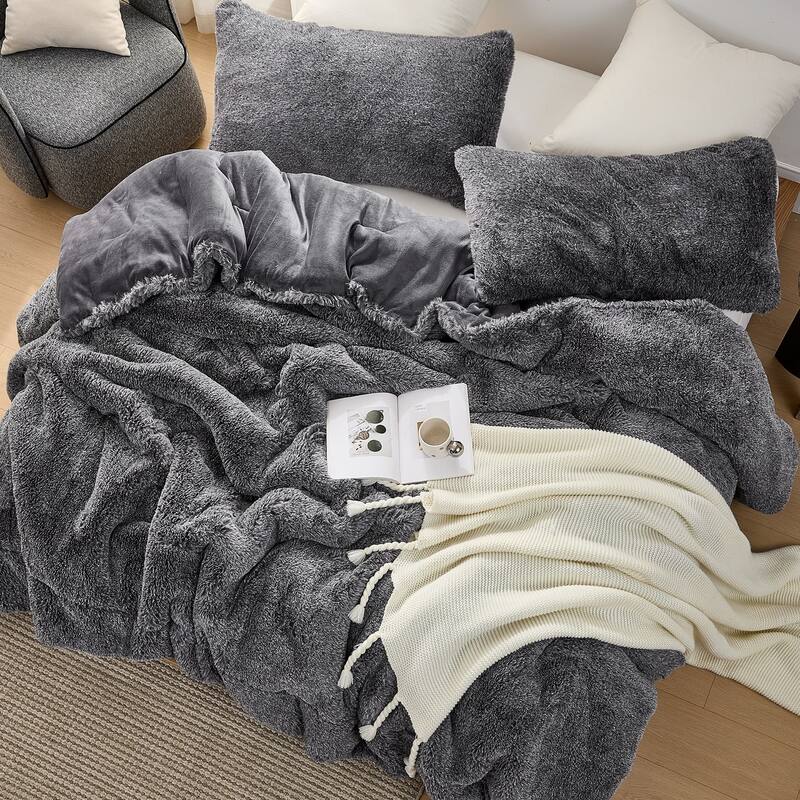 Chunky Bunny Git Cozy - Coma Inducer® Oversized Comforter Set - Black Salt