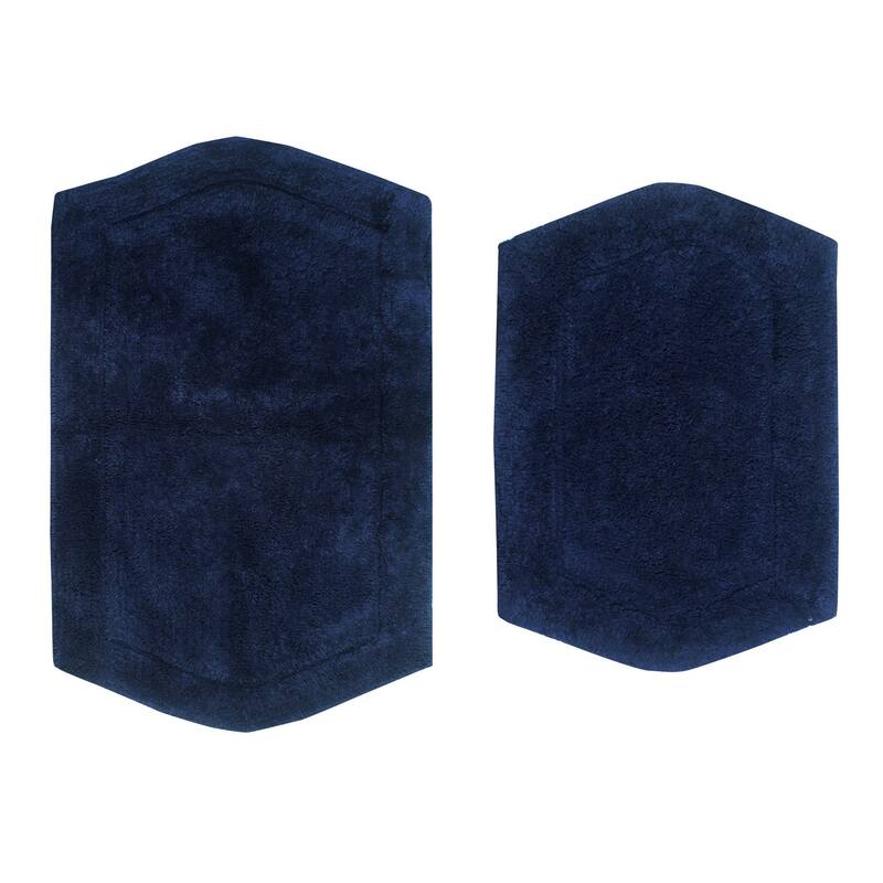 Home Weavers Porch & Den Heesacker Cotton 2-piece Bath Rug Set