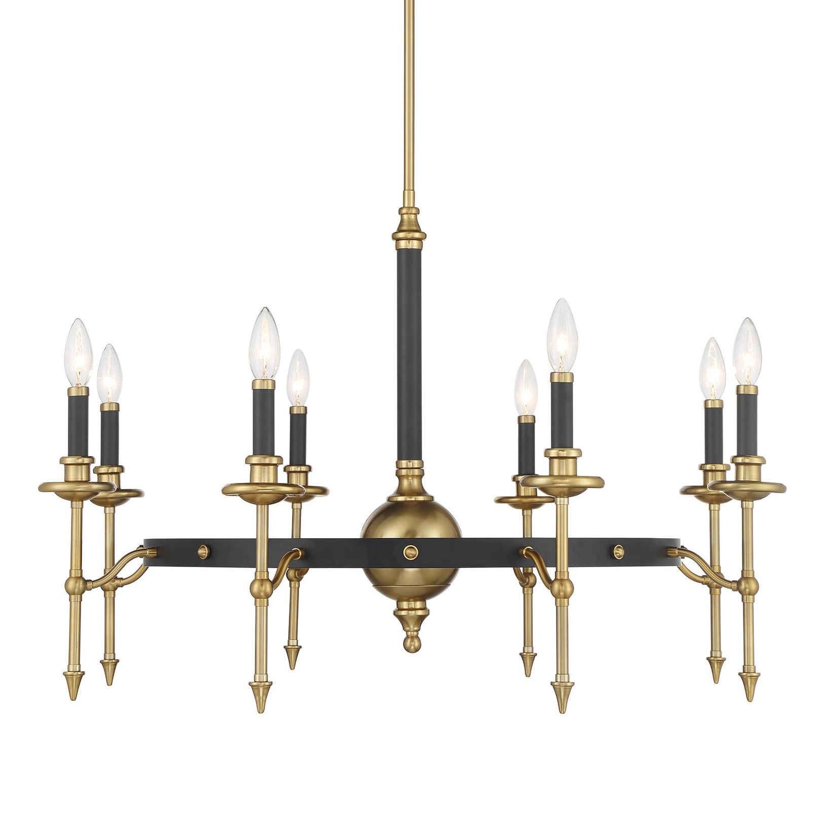 Savoy House 1-9512-8 Consulate 8 Light 34" Wide Taper Candle Style