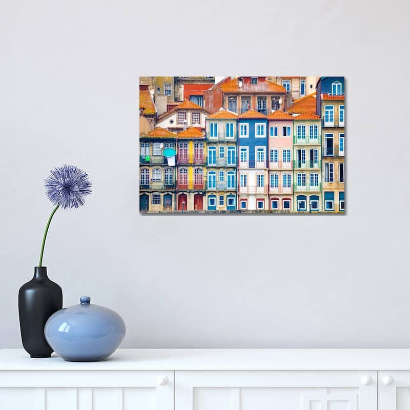 iCanvas "Good Morning Porto, Porto, Portugal" by Jim Nilsen Canvas Print - 12x18x1.5