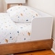 preview thumbnail 9 of 14, Max and Lily Mid Century Modern Twin Floor Bed