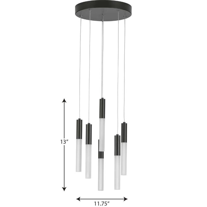 Progress Lighting Kylo LED 6 Light 12" Wide LED Multi Light Pendant